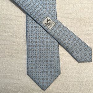 Hermes silk tie